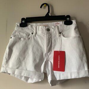 White Denim Shorts
